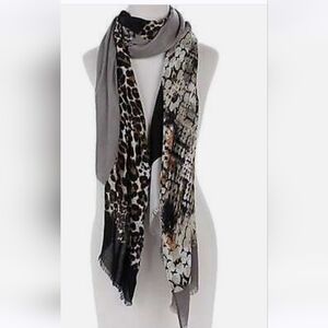 Carlos Santana Colorblocked Scarf